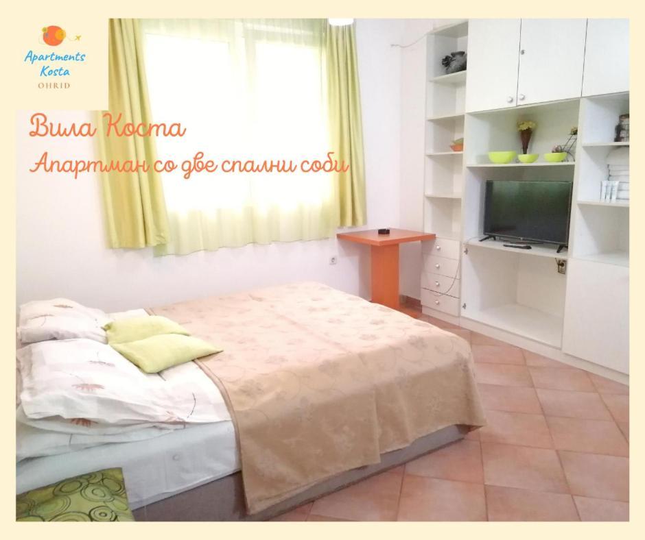 Vila Kosta City Center Port Ohrid Bagian luar foto