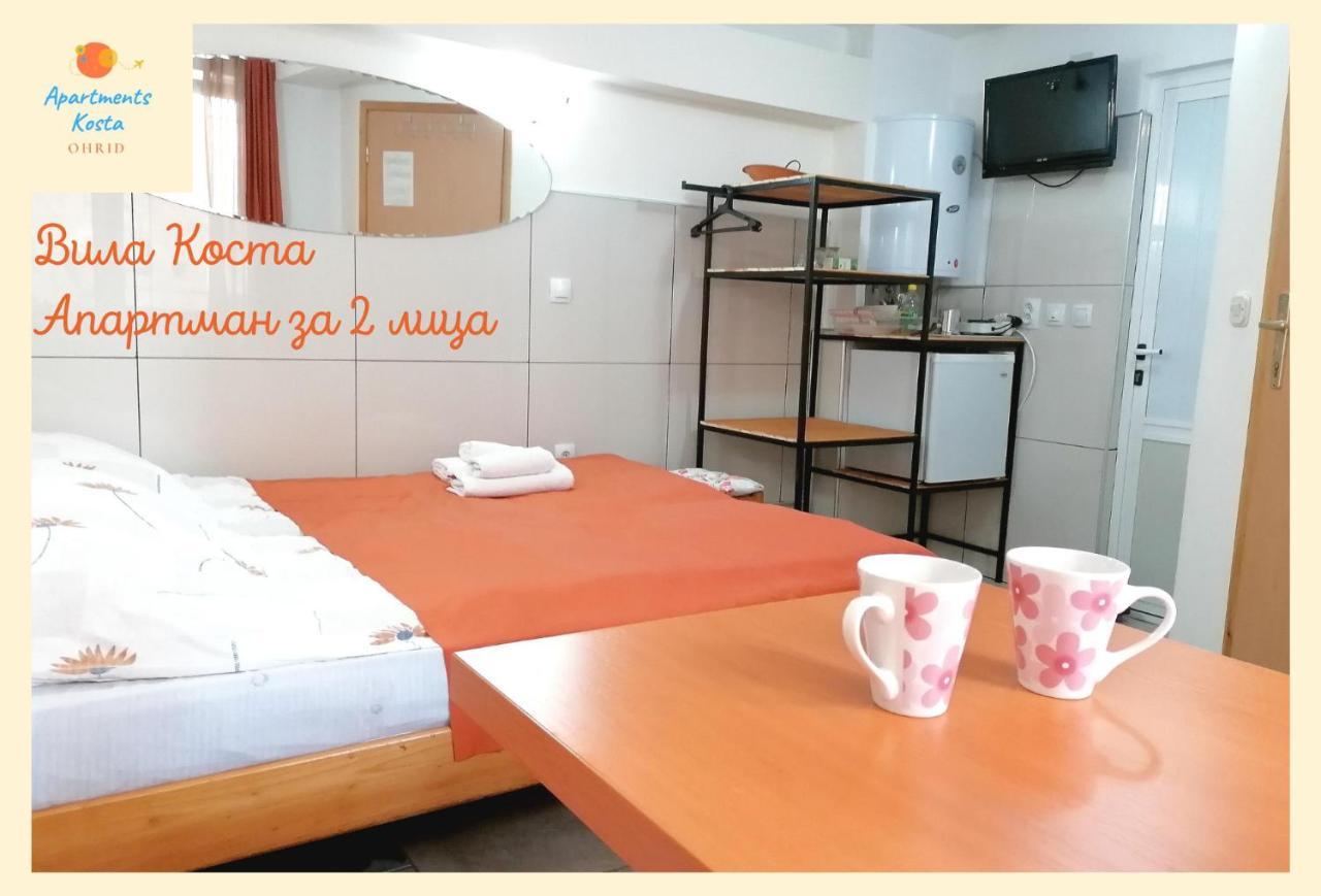Vila Kosta City Center Port Ohrid Bagian luar foto
