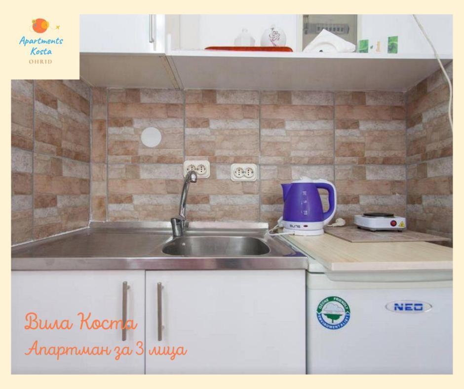 Vila Kosta City Center Port Ohrid Bagian luar foto