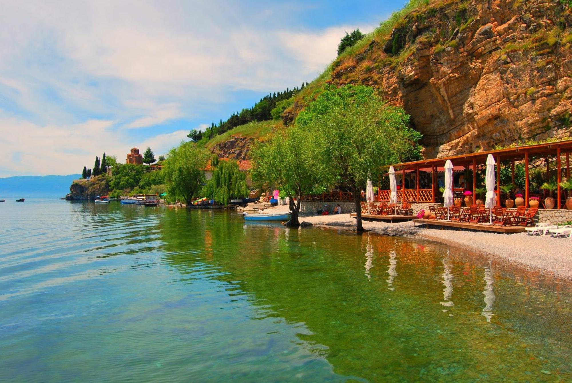 Vila Kosta City Center Port Ohrid Bagian luar foto