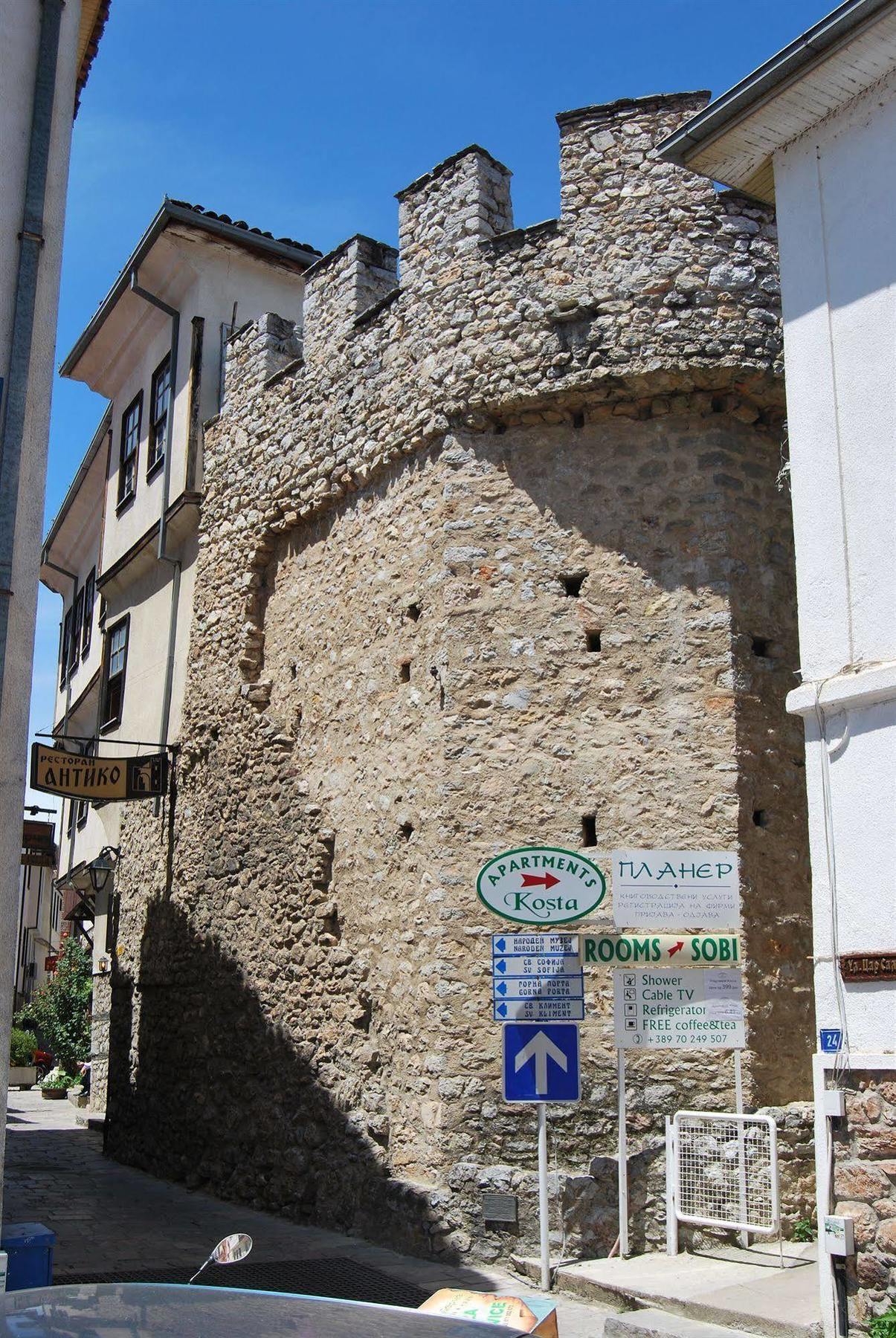 Vila Kosta City Center Port Ohrid Bagian luar foto